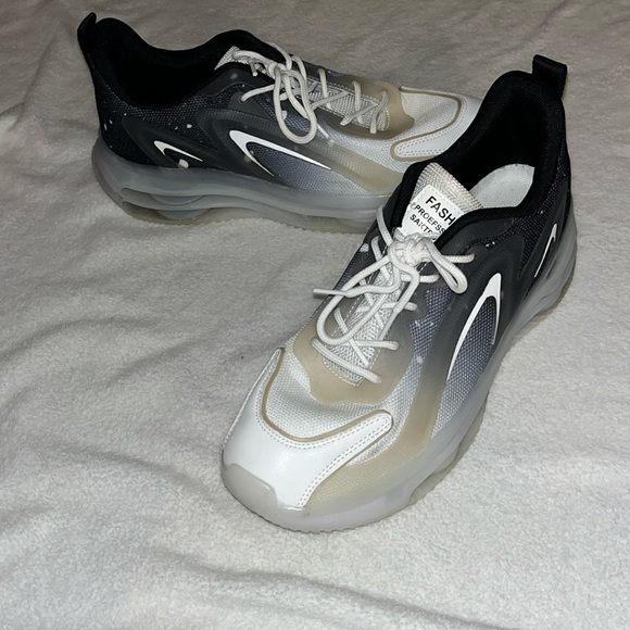 Black, White and Gray Sneakers - Picture 3 of 5